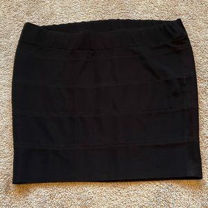 Vintage Torrid black bandage skirt